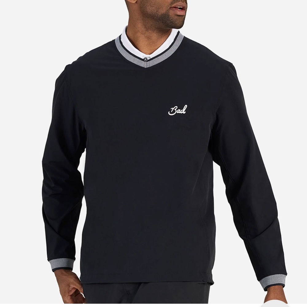 Bad Birdie WHITE ONYX Kinetic Wind Pullover